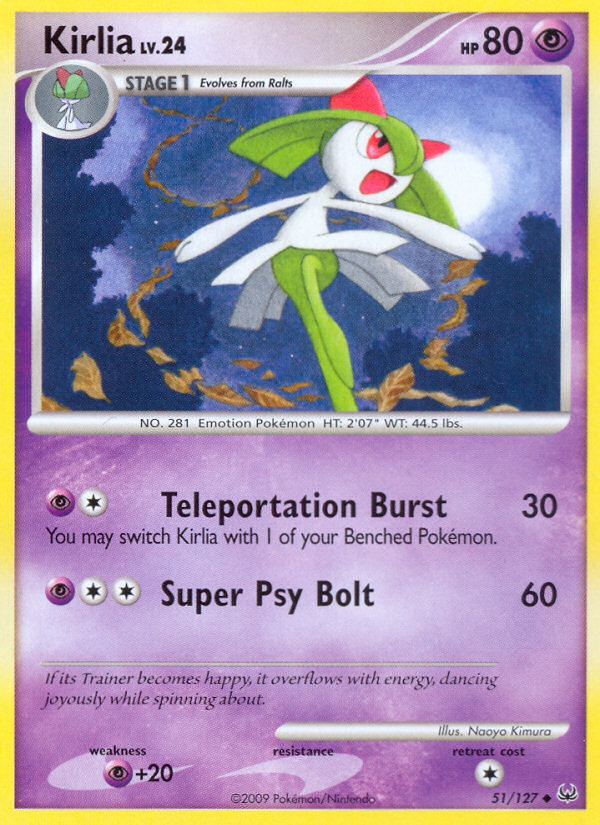 Kirlia (51/127) [Platinum: Base Set] | Silver Goblin