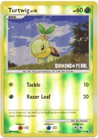 Turtwig (103/130) [Burger King Promos: 2008 Collection] | Silver Goblin