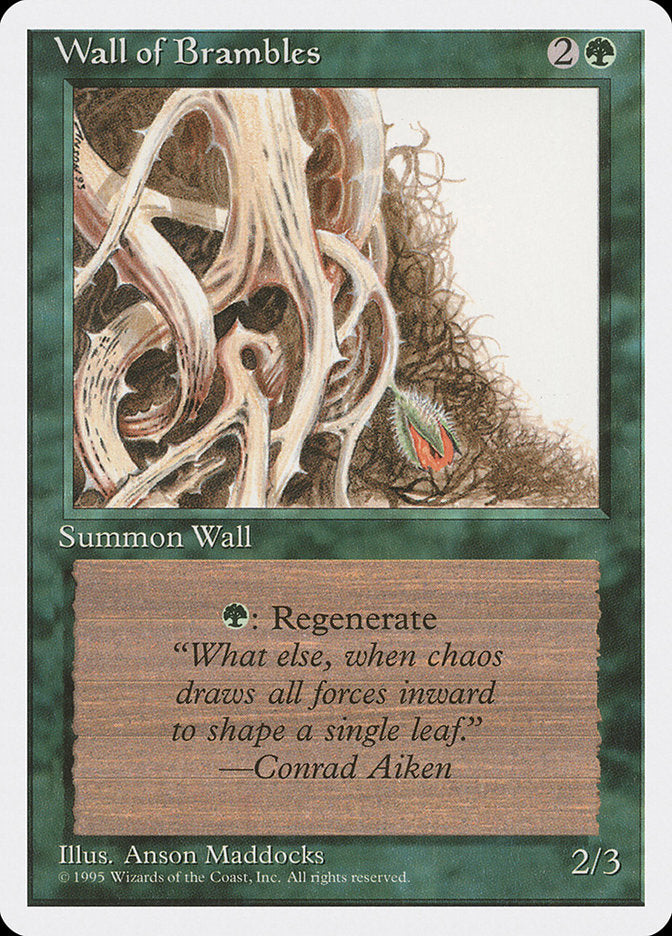 Wall of Brambles [Fourth Edition] | Silver Goblin