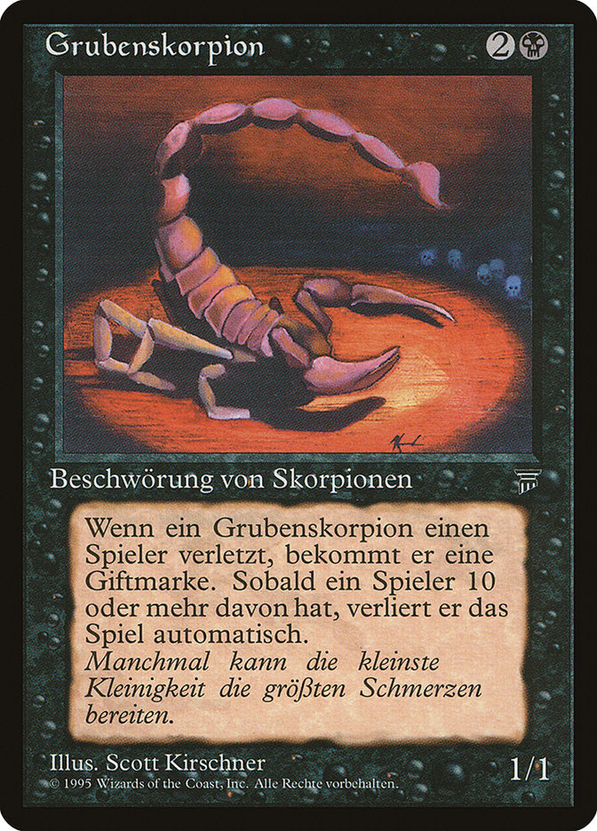 Pit Scorpion (German) - "Grubenskorpion" [Renaissance] | Silver Goblin