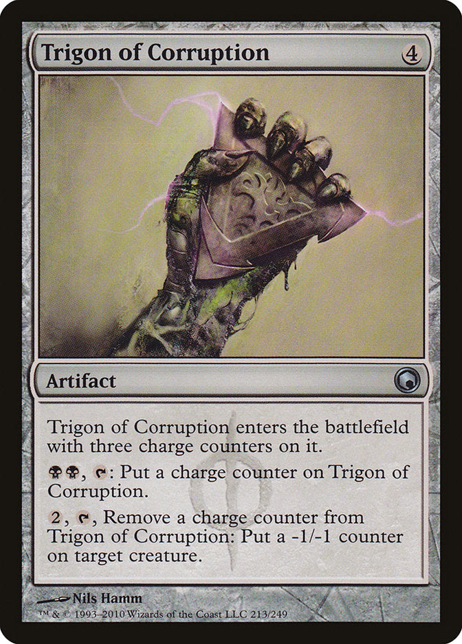 Trigon of Corruption [Scars of Mirrodin] | Silver Goblin