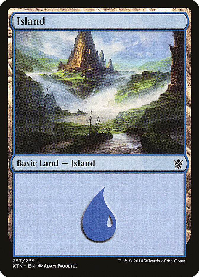 Island (257) [Khans of Tarkir] | Silver Goblin