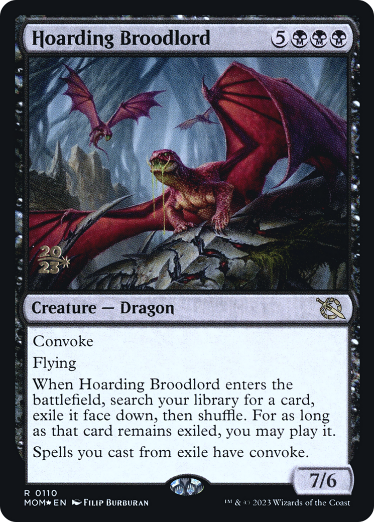 Hoarding Broodlord [March of the Machine Prerelease Promos] | Silver Goblin