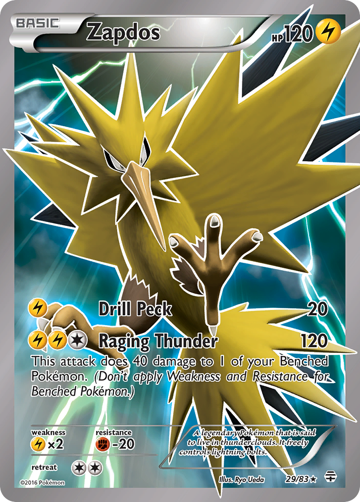 Zapdos (29/83) [XY: Generations] | Silver Goblin