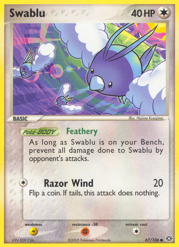 Swablu (67/106) [EX: Emerald] | Silver Goblin