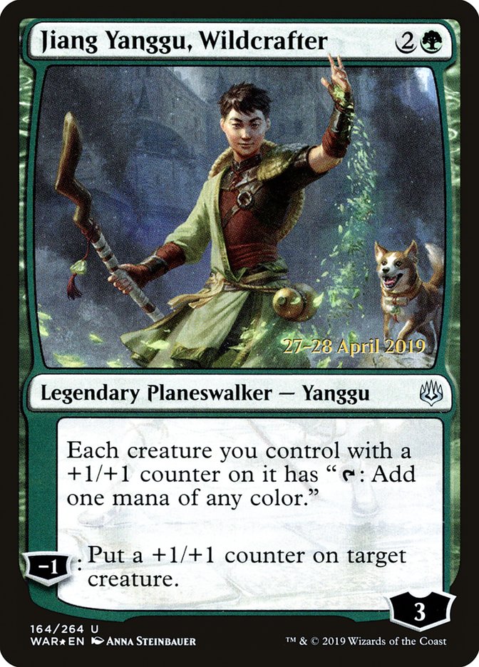 Jiang Yanggu, Wildcrafter [War of the Spark Prerelease Promos] | Silver Goblin