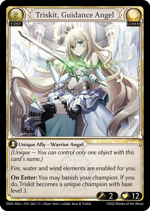 Triskit, Guidance Angel (264) [Dawn of Ashes: Alter Edition] | Silver Goblin