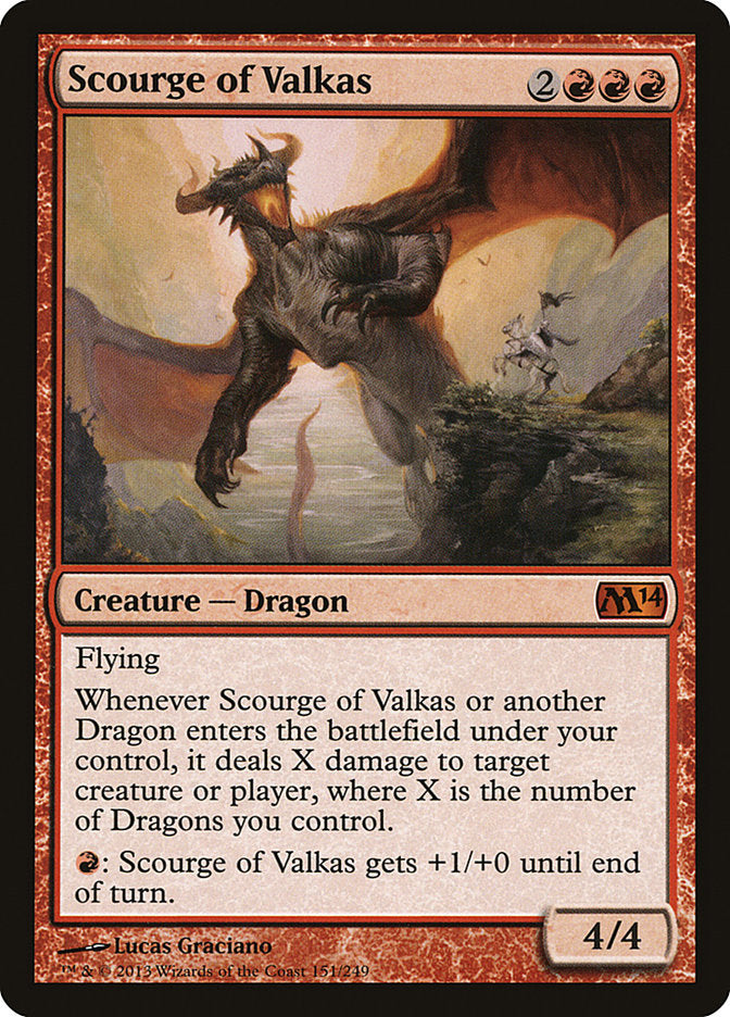 Scourge of Valkas [Magic 2014] | Silver Goblin