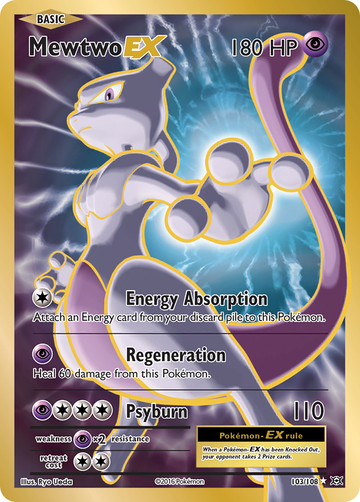 Mewtwo EX (103/108) [XY: Evolutions] | Silver Goblin