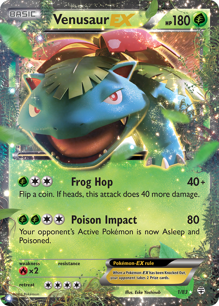 Venusaur EX (1/83) [XY: Generations] | Silver Goblin