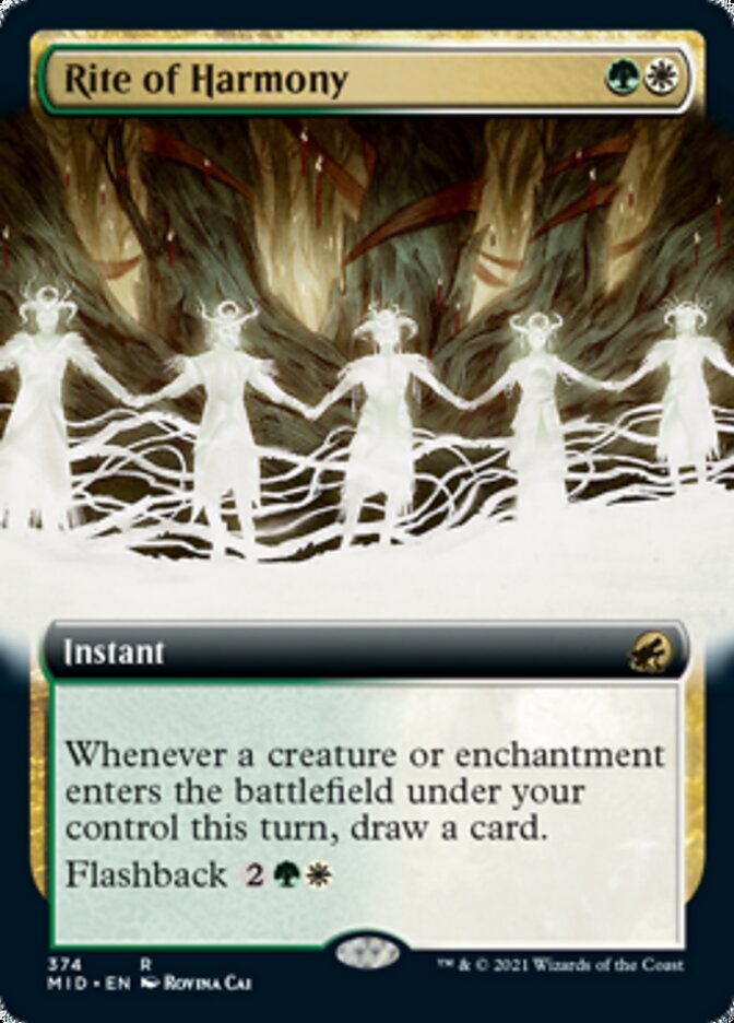 Rite of Harmony (Extended Art) [Innistrad: Midnight Hunt] | Silver Goblin