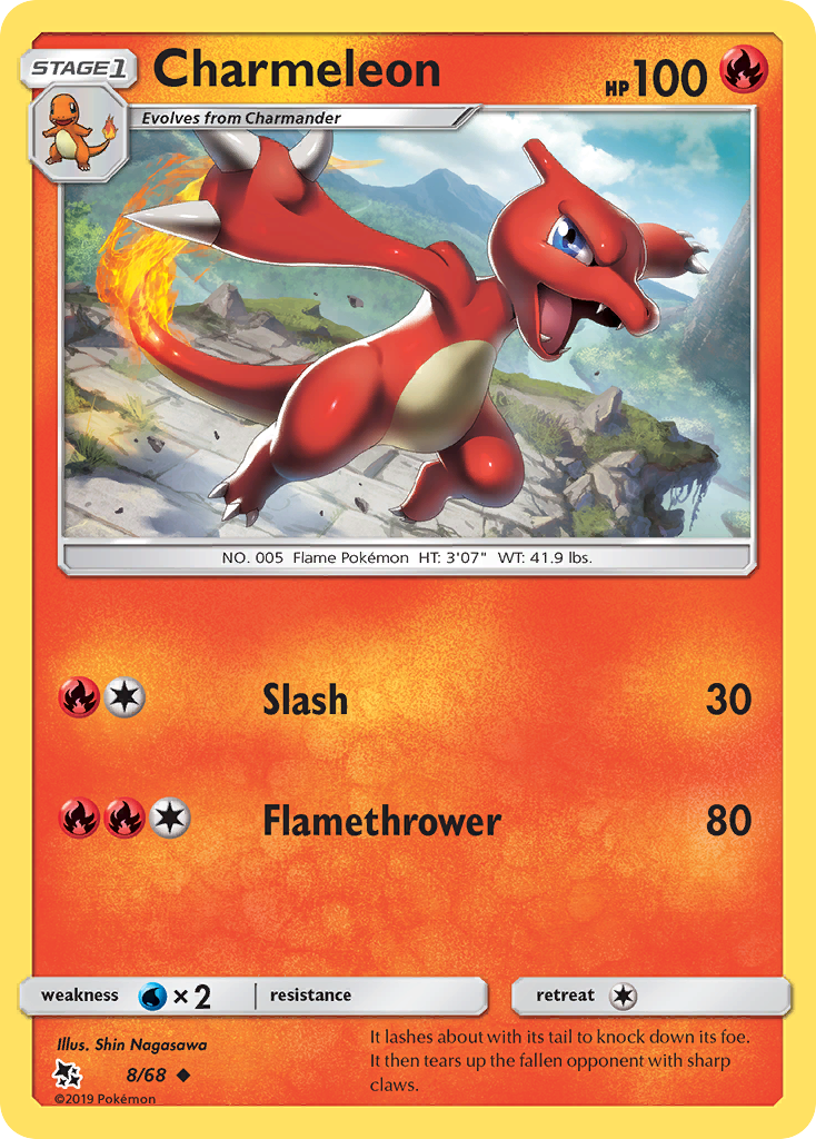 Charmeleon (8/68) [Sun & Moon: Hidden Fates] | Silver Goblin