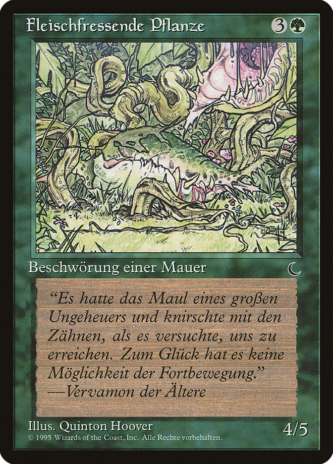 Carnivorous Plant (German) - "Fleischfressende Pflanze" [Renaissance] | Silver Goblin