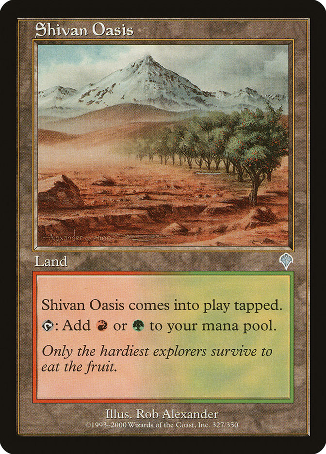 Shivan Oasis [Invasion] | Silver Goblin
