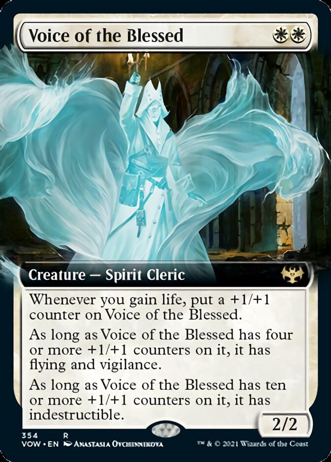 Voice of the Blessed (Extended Art) [Innistrad: Crimson Vow] | Silver Goblin