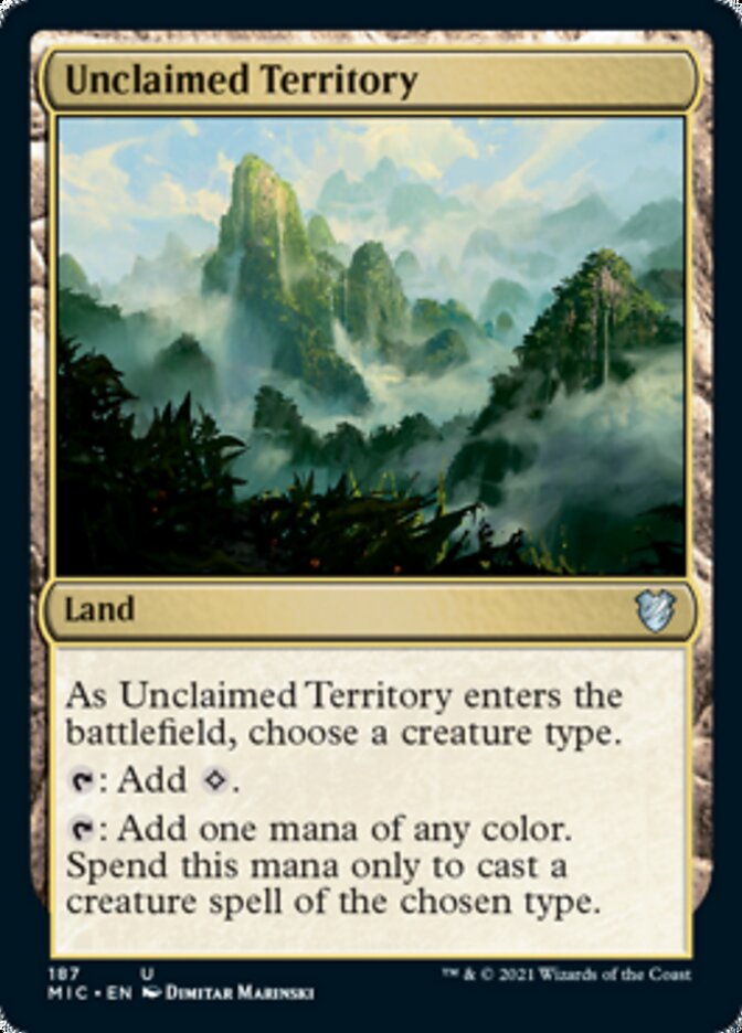 Unclaimed Territory [Innistrad: Midnight Hunt Commander] | Silver Goblin