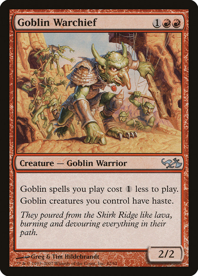 Goblin Warchief [Duel Decks: Elves vs. Goblins] | Silver Goblin