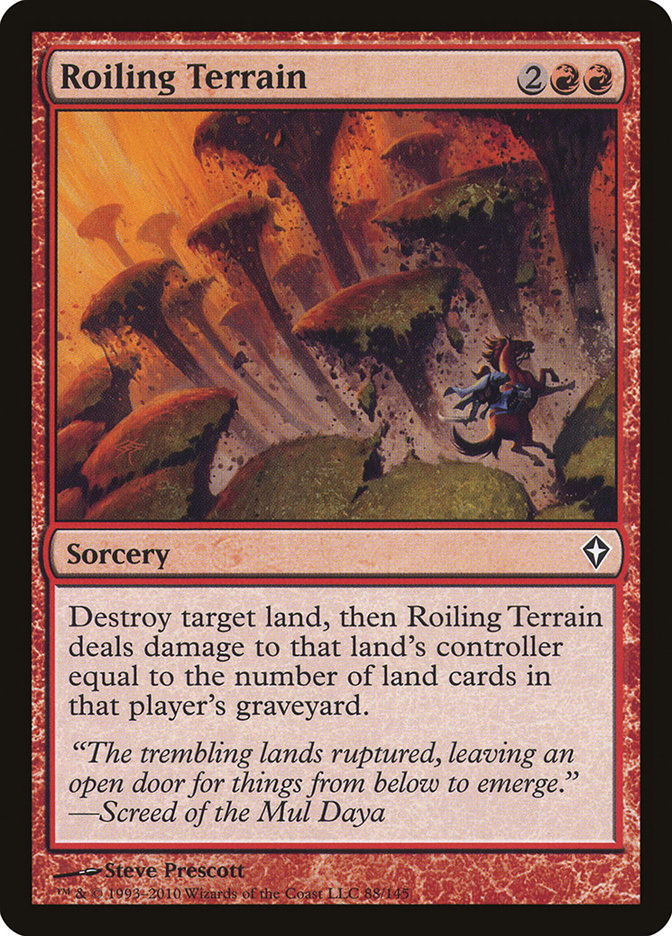 Roiling Terrain [Worldwake] | Silver Goblin