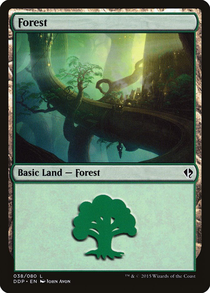 Forest (38) [Duel Decks: Zendikar vs. Eldrazi] | Silver Goblin