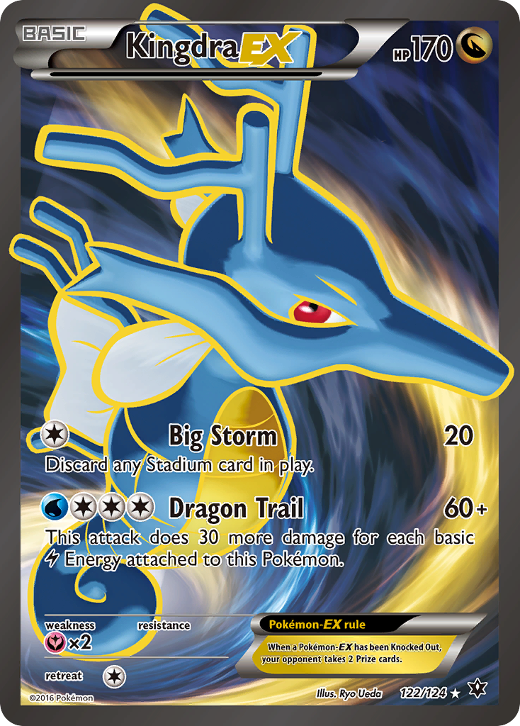 Kingdra EX (122/124) [XY: Fates Collide] | Silver Goblin