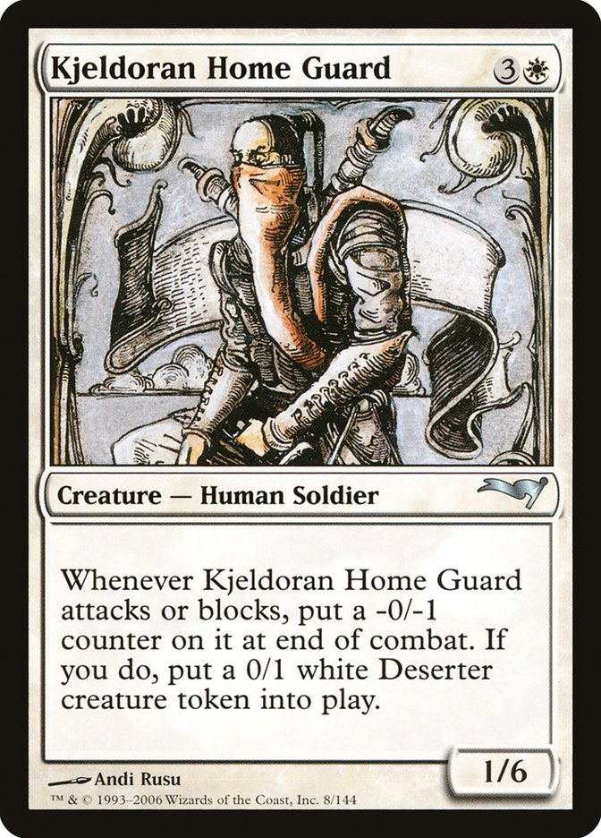 Kjeldoran Home Guard [Coldsnap Theme Decks] | Silver Goblin