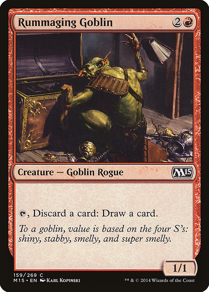 Rummaging Goblin [Magic 2015] | Silver Goblin