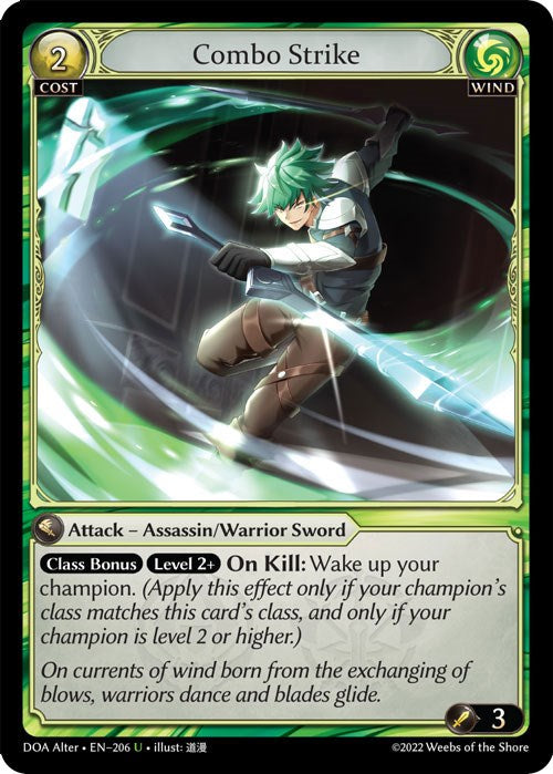 Combo Strike (206) [Dawn of Ashes: Alter Edition] | Silver Goblin