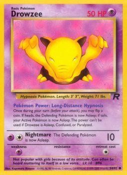 Drowzee (54/82) [Team Rocket Unlimited] | Silver Goblin