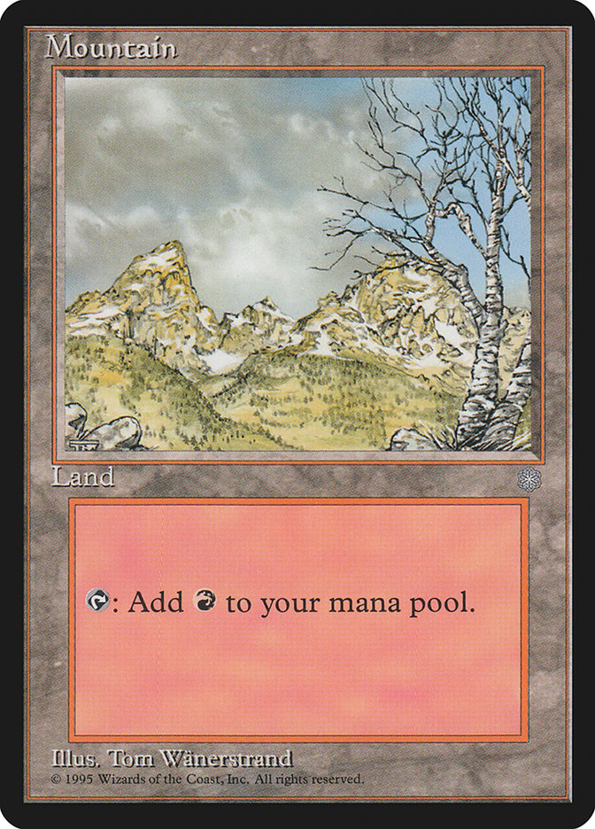 Mountain (Signature on Left) [Ice Age] | Silver Goblin