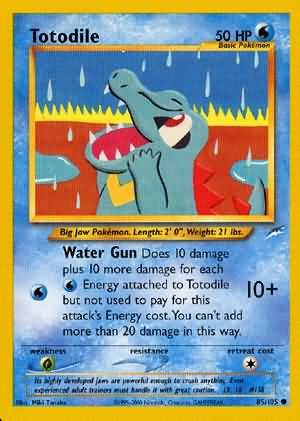 Totodile (85/105) [Neo Destiny Unlimited] | Silver Goblin