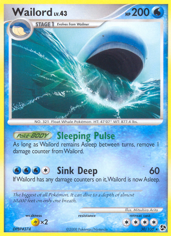 Wailord (30/106) [Diamond & Pearl: Great Encounters] | Silver Goblin