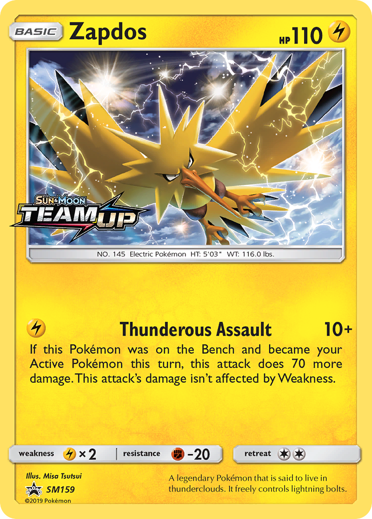 Zapdos (SM159) [Sun & Moon: Black Star Promos] | Silver Goblin