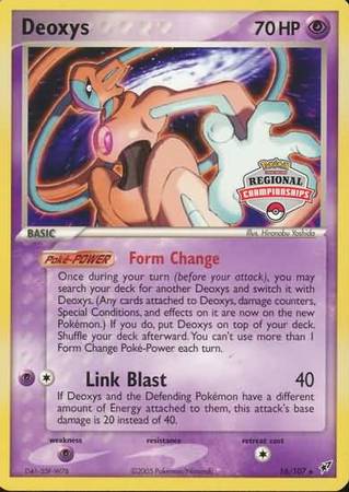 Deoxys (16/107) (Championship Promo) [EX: Deoxys] | Silver Goblin