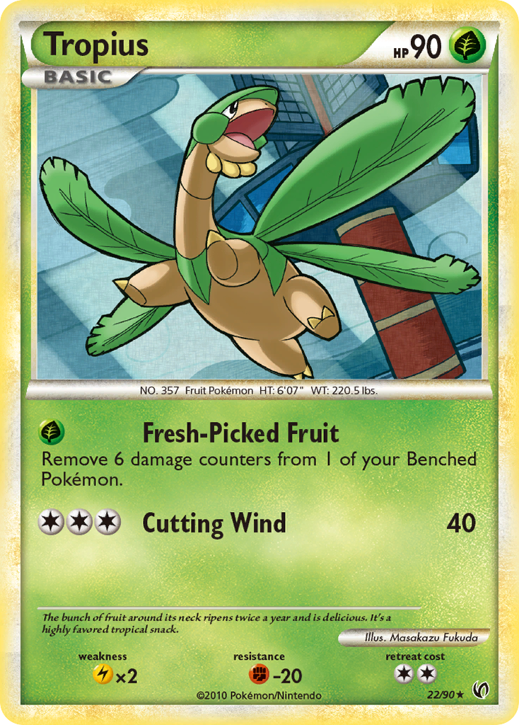 Tropius (22/90) [HeartGold & SoulSilver: Undaunted] | Silver Goblin