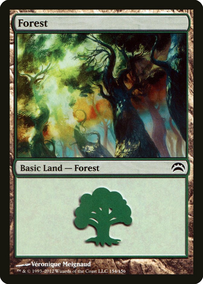 Forest (154) [Planechase 2012] | Silver Goblin
