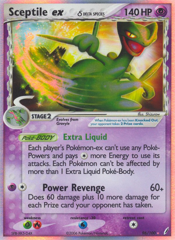 Sceptile ex (96/100) (Delta Species) [EX: Crystal Guardians] | Silver Goblin