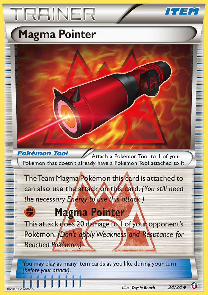 Magma Pointer (24/34) [XY: Double Crisis] | Silver Goblin