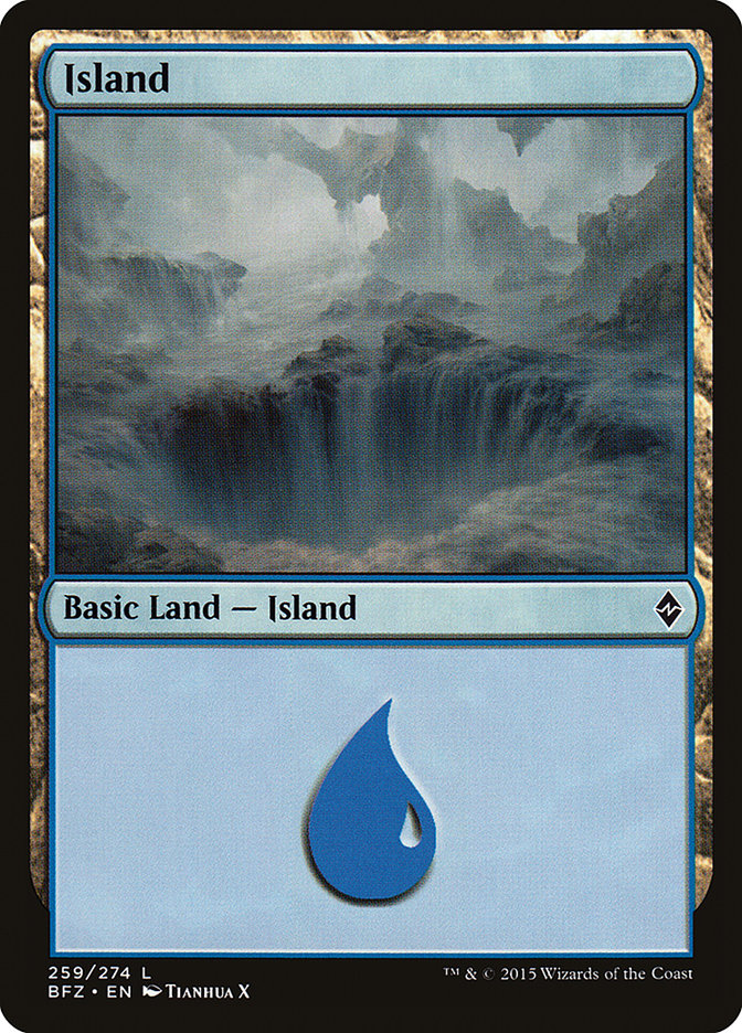 Island (259) [Battle for Zendikar] | Silver Goblin