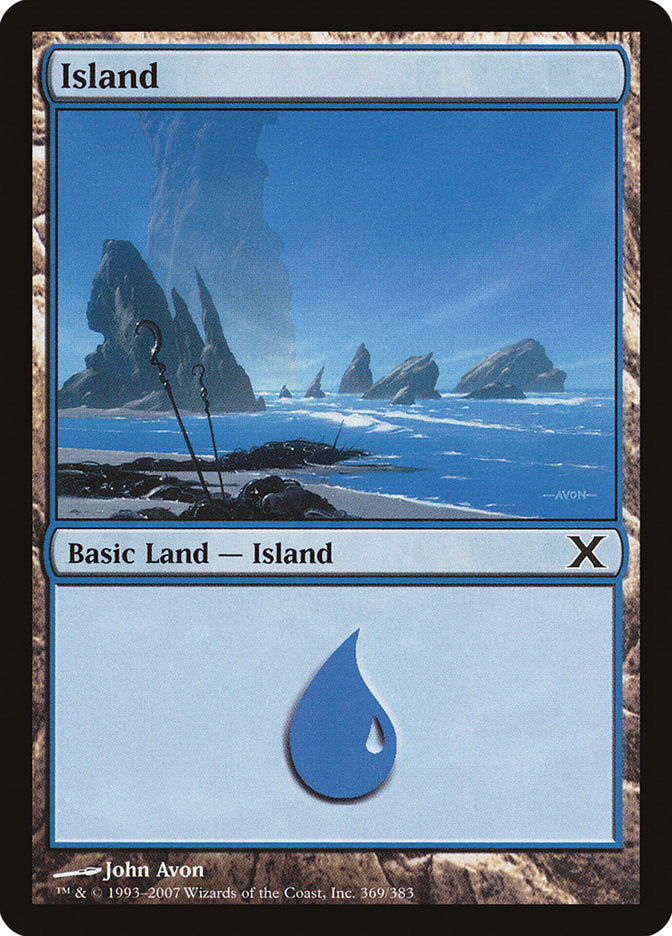 Island (369) [Tenth Edition] | Silver Goblin