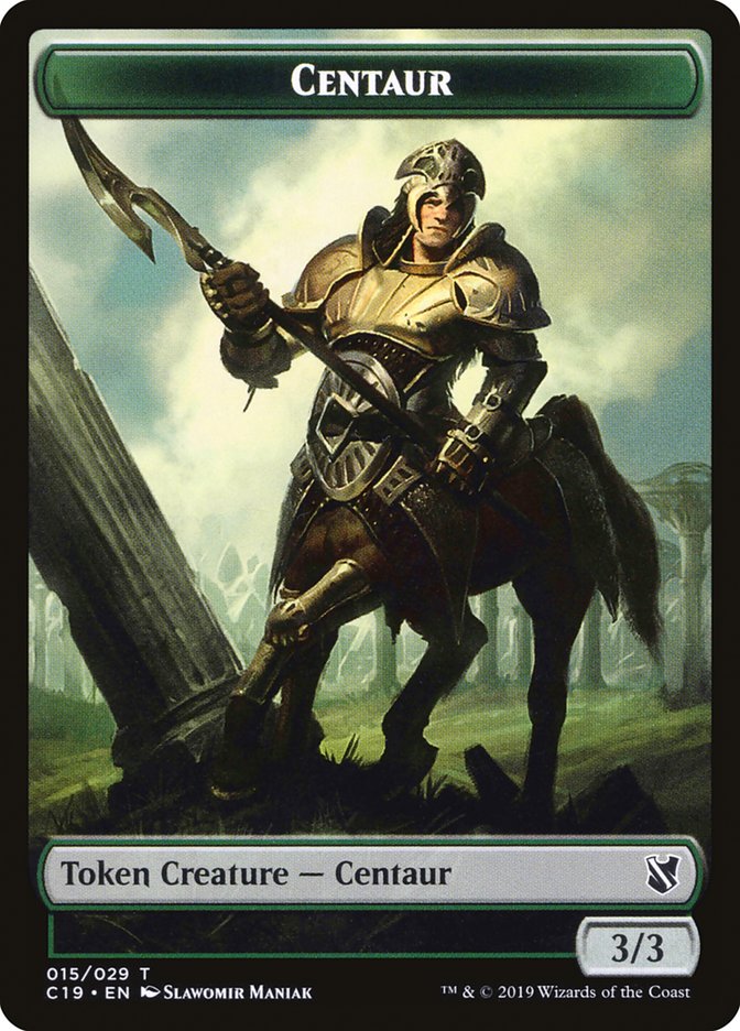 Centaur Token [Commander 2019 Tokens] | Silver Goblin