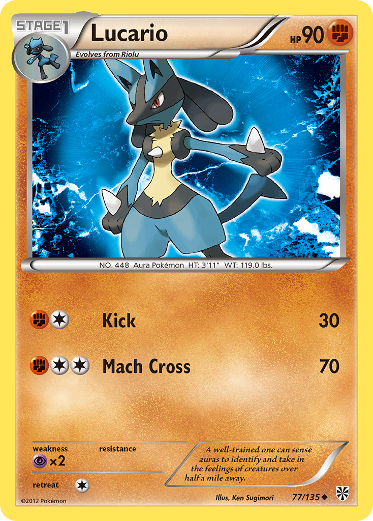 Lucario (77/135) [Black & White: Plasma Storm] | Silver Goblin