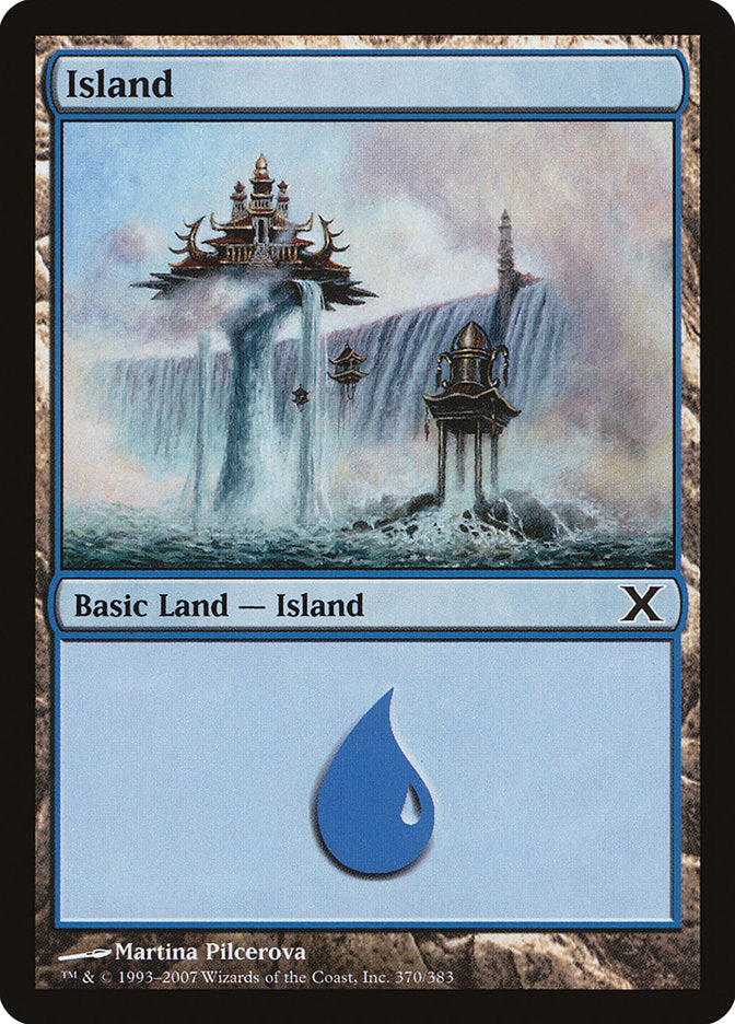 Island (370) [Tenth Edition] | Silver Goblin