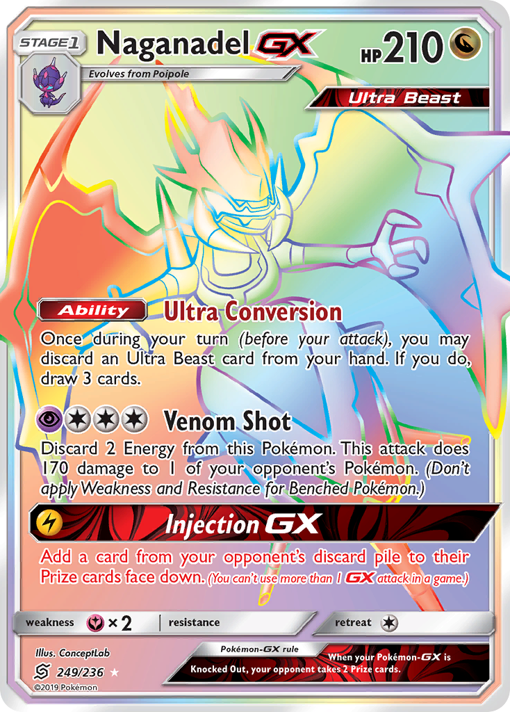 Naganadel GX (249/236) [Sun & Moon: Unified Minds] | Silver Goblin