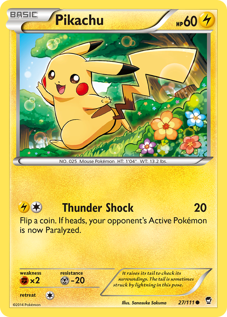 Pikachu (27/111) [XY: Furious Fists] | Silver Goblin