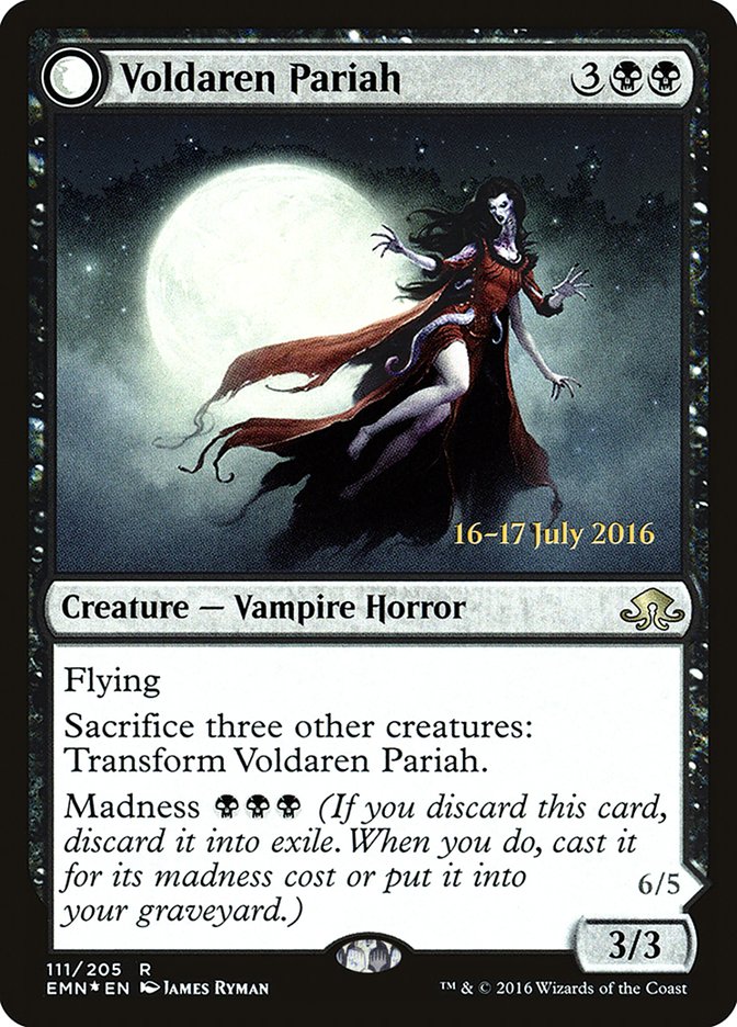 Voldaren Pariah // Abolisher of Bloodlines (111s) Foil - Eldritch Moon Promos