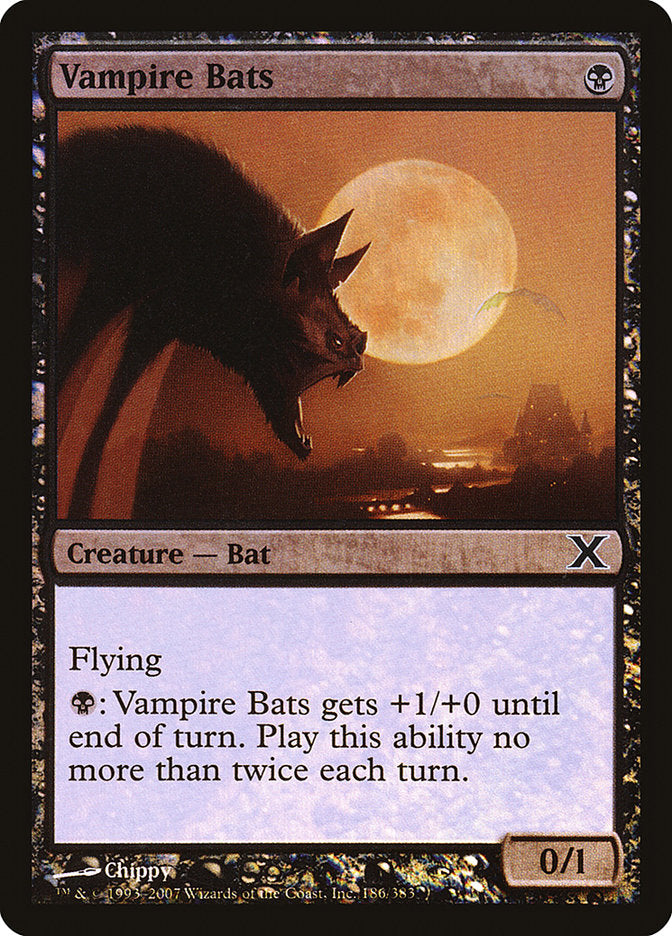 Vampire Bats (Premium Foil) [Tenth Edition] | Silver Goblin