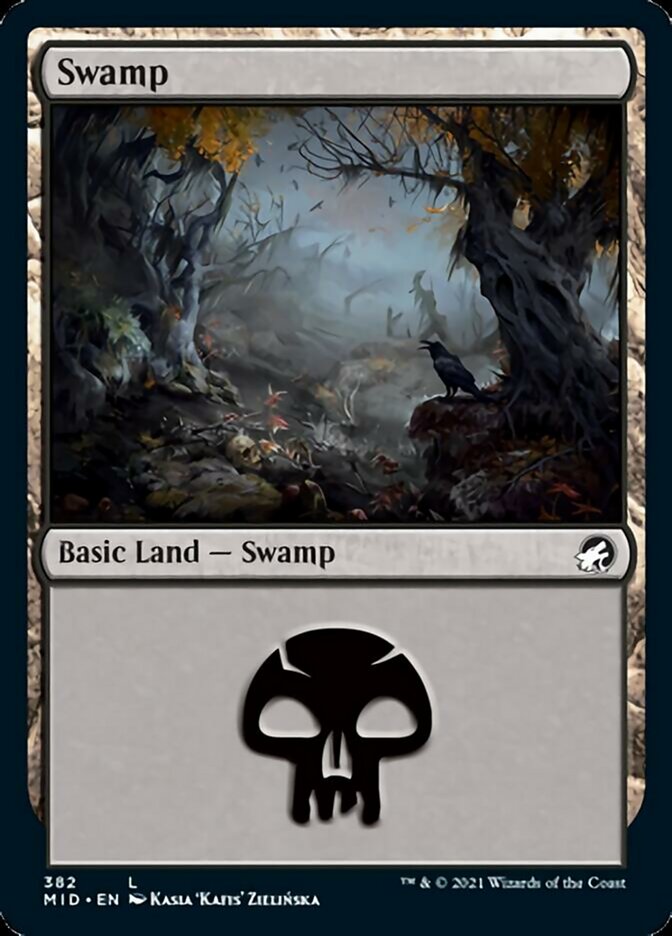 Swamp (382) [Innistrad: Midnight Hunt] | Silver Goblin