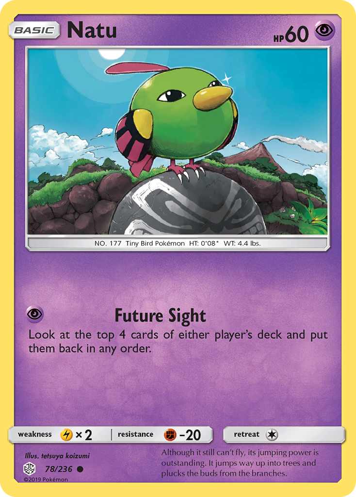 Natu (78/236) [Sun & Moon: Cosmic Eclipse] | Silver Goblin