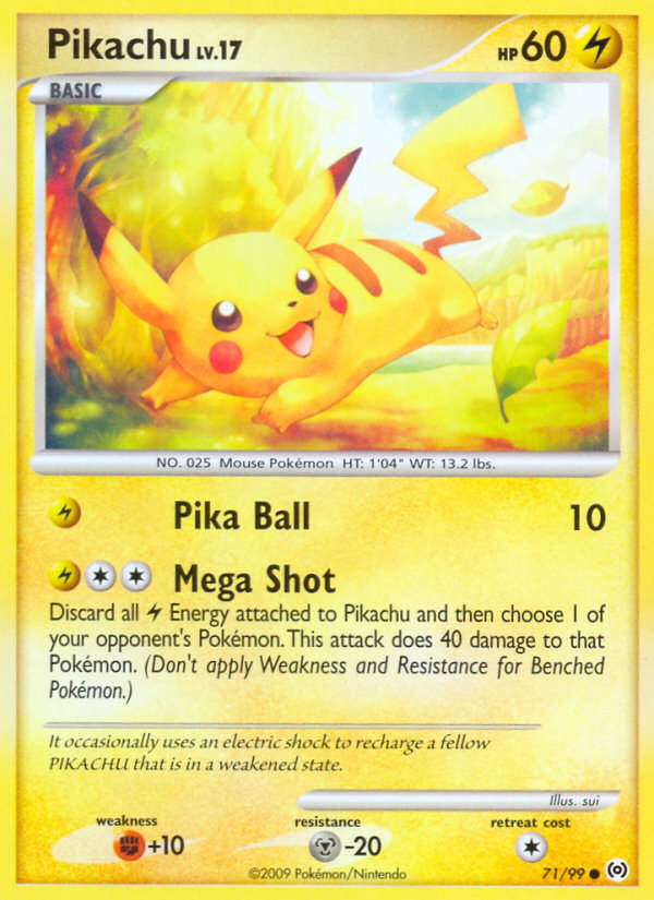 Pikachu (71/99) [Platinum: Arceus] | Silver Goblin