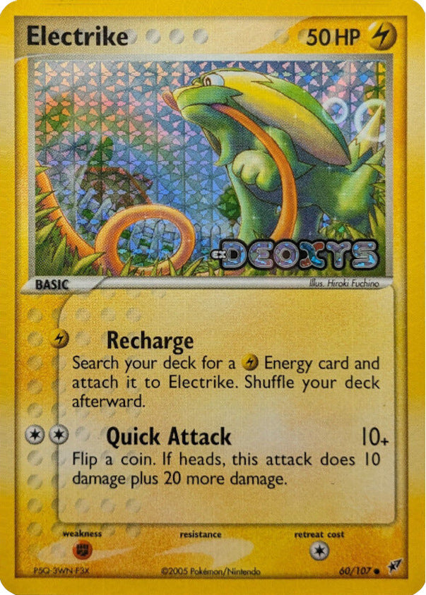 Electrike (60/107) (Stamped) [EX: Deoxys] | Silver Goblin